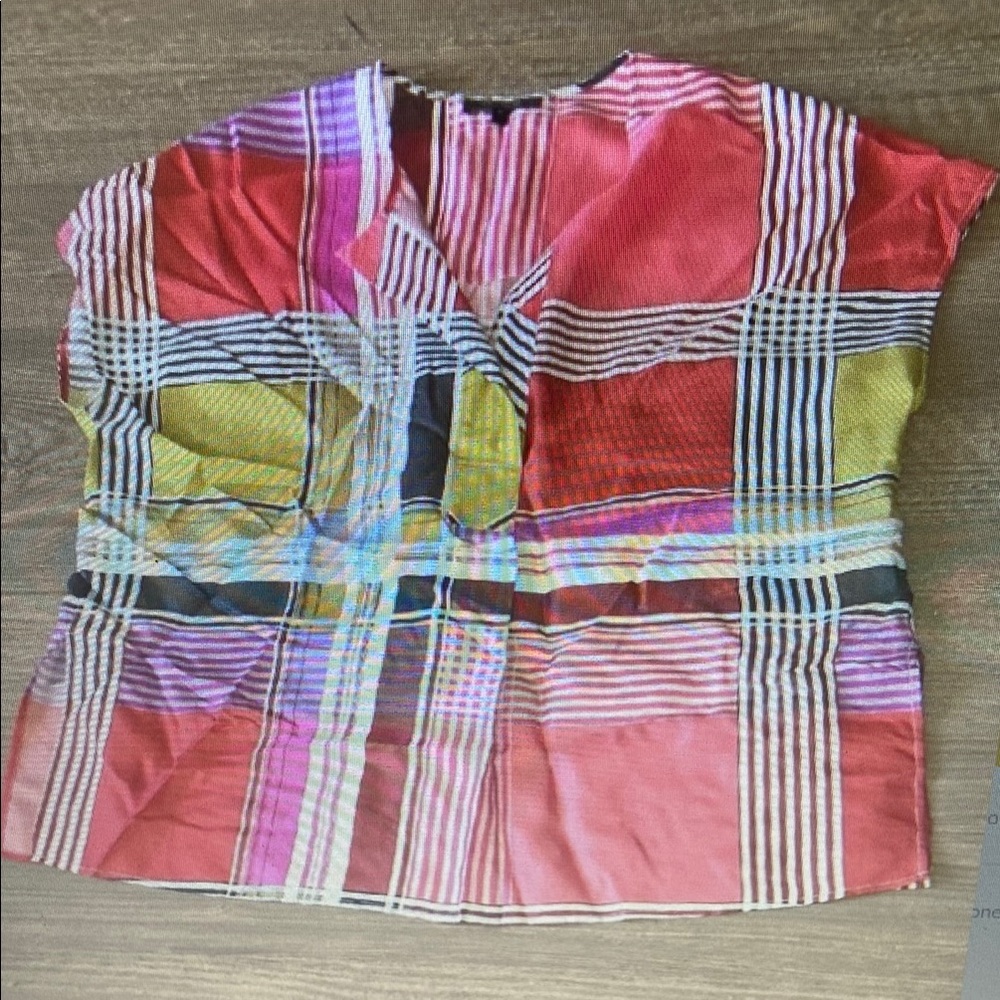 St. John Patterned Silk Top